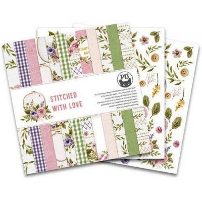 Piatek13 Stitched With Love Designpapier - Paper Pad